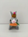 Маленькие кроличьи игрушки с редиской и огнями, милые электрические игрушки, которые могут ходить Specification image